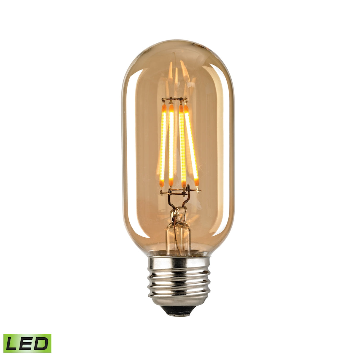 1111 - LED Medium Bulb - Shape T14, Base E26, 2700K - Light Gold Tint