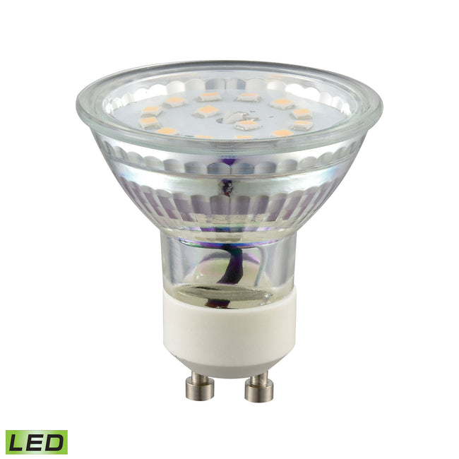 1119 - LED Bi-Pin Bulb - Base GU10, 3000K - Clear