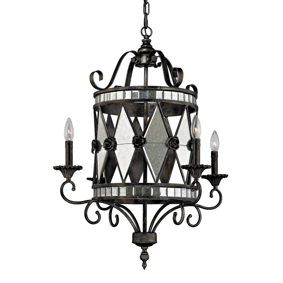 ELK Lighting 19103/4 - Mariana 26" Wide 4-Light Chandelier in Blackened Silver