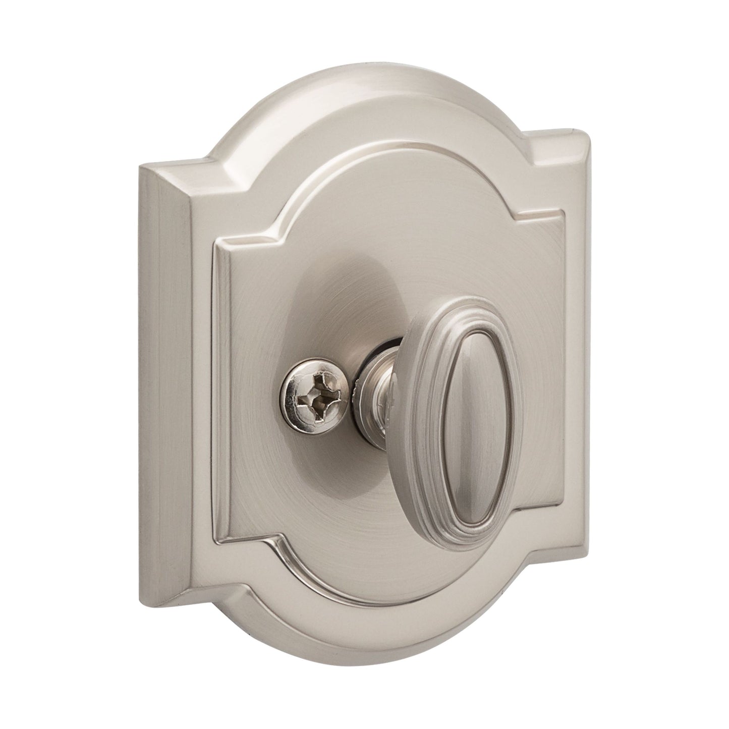 380ARB15S - Arch Single Cylinder Deadbolt with Smart Key Satin Nickel Finish