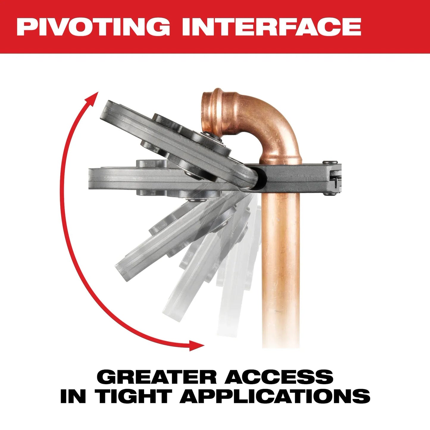 49-16-2690X - 2-1/2" to 4" CTS-V Pivoting Press Ring Kit for M18 Force Logic Press Tools