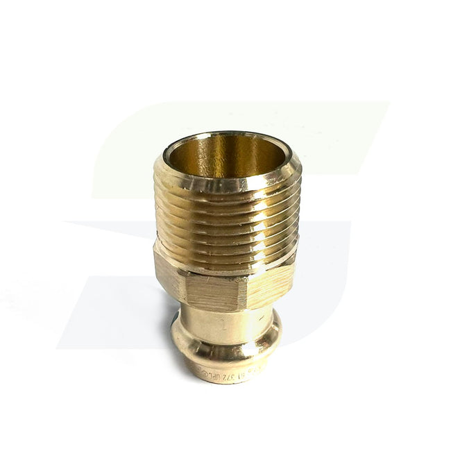 79220 - Propress Zero Lead Male Bronze Adapter - 1/2" ProPress  x 3/4" MPT