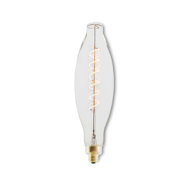 776306 - Grand Spiral Filament Olive Shaped Light Bulb - 60 Watt