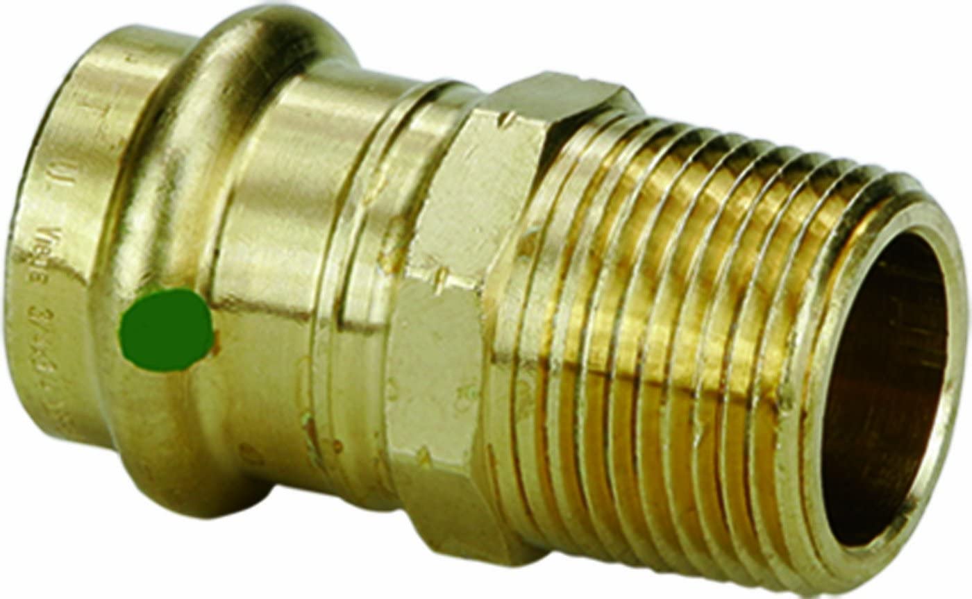 79240 - 1" ProPress x 3/4" Male Bronze Adapter (Lead Free)