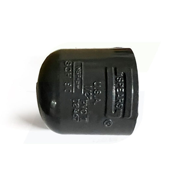 847-005 - PVC Pipe Cap - Schedule 80 - 1/2" Socket