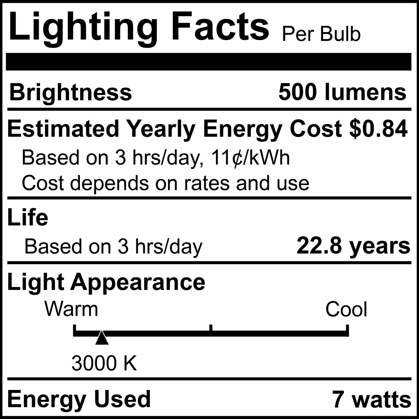 772242 - Dimmable Wet Rated PAR20 LED Flood Light Bulb - 7 Watt - 3000K - 4 Pack