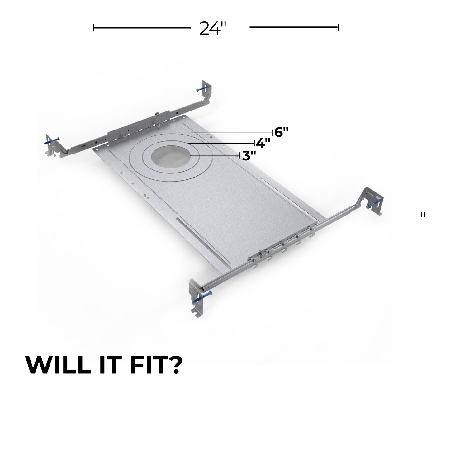 773300 - Metal Mounting Bracket for 3", 4" or 6" Recessed Downlights