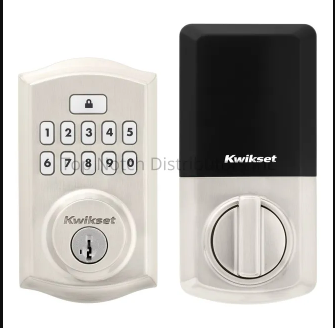 Kwikset 9260TRL-15S Traditional SmartCode Keypad Electronic Deadbolt SmartKey Satin Nickel Finish