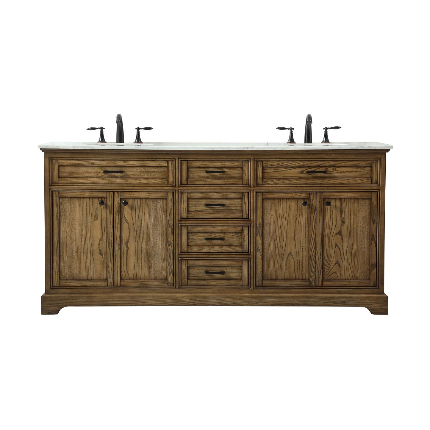 Americana 72" Double Bathroom Vanity Set