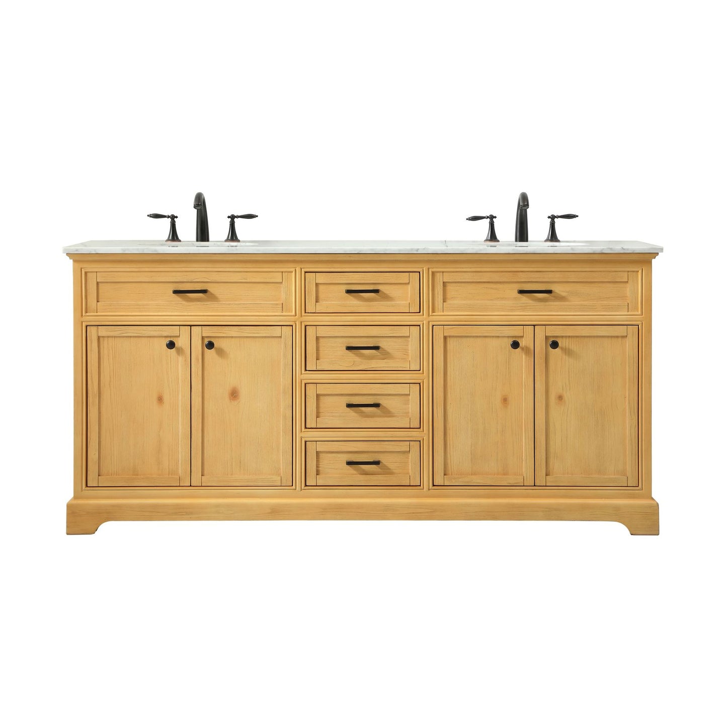 Americana 72" Double Bathroom Vanity Set