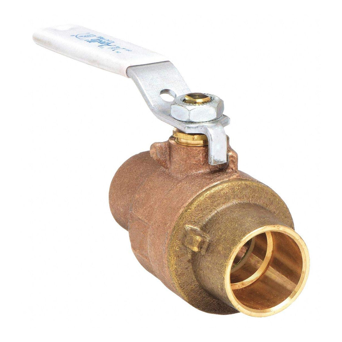 77CLF20901A - 2-1/2" 2 Piece Full Port Bronze Ball Valve, Lead-Free, Sweat x Sweat