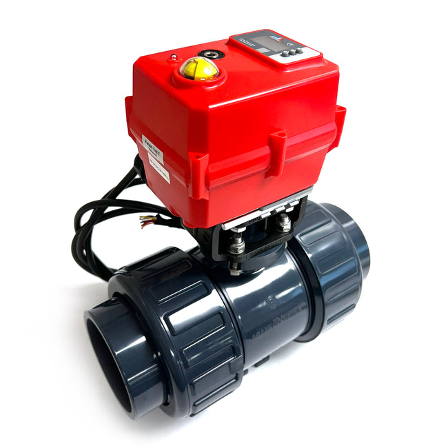 160260030 - 3" PVC Ball Valve with Modulating Failsafe Actuator