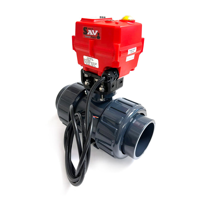 160260030 - 3" PVC Ball Valve with Modulating Failsafe Actuator