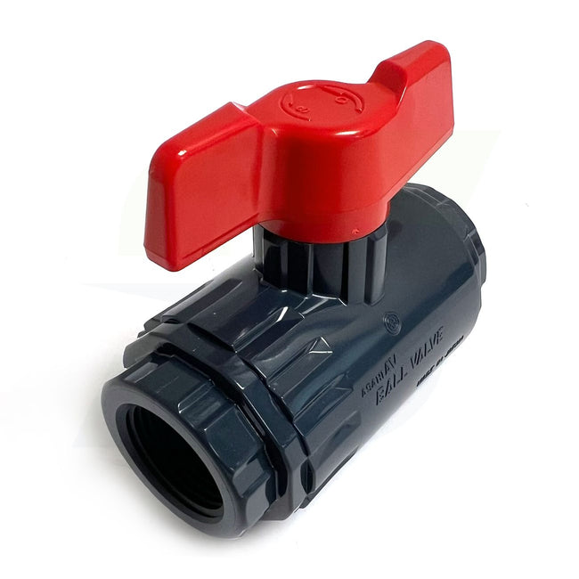 161071010 - 1" Threaded 1-Piece Omni T-27 PVC Ball Valve