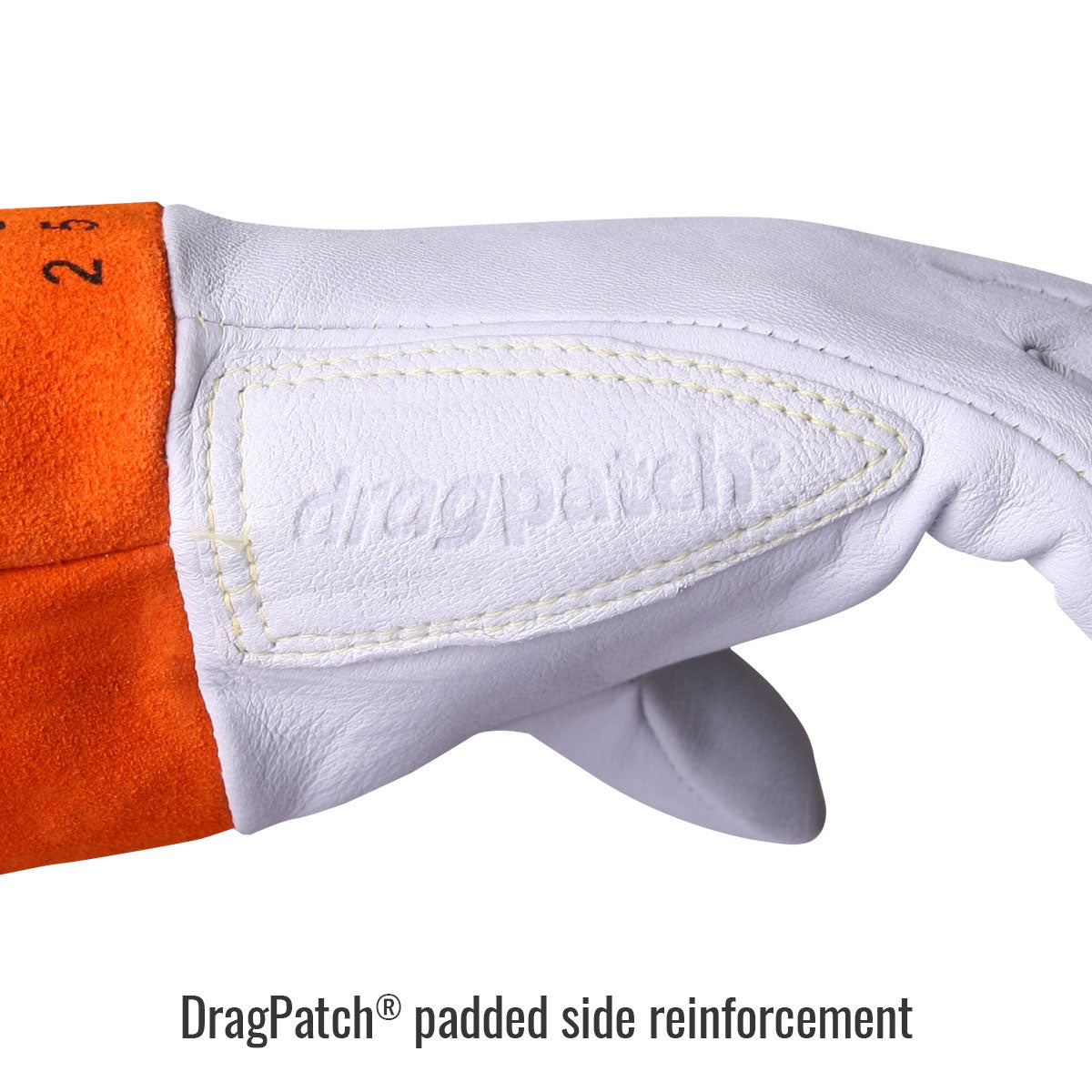 Premium Kidskin TIG Welding Gloves with DragPatch