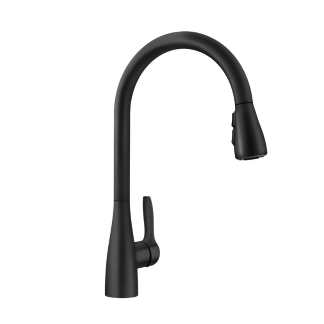 443027 - Atura Pull-Down Dual-Spray Kitchen Faucet - Matte Black