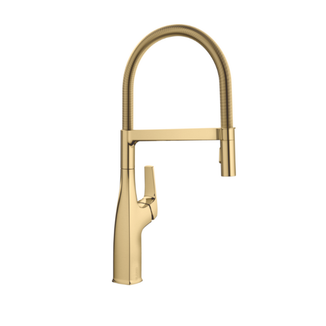 442984 - Rivana Semi-Pro Pull-Down Dual-Spray Kitchen Faucet - Satin Gold