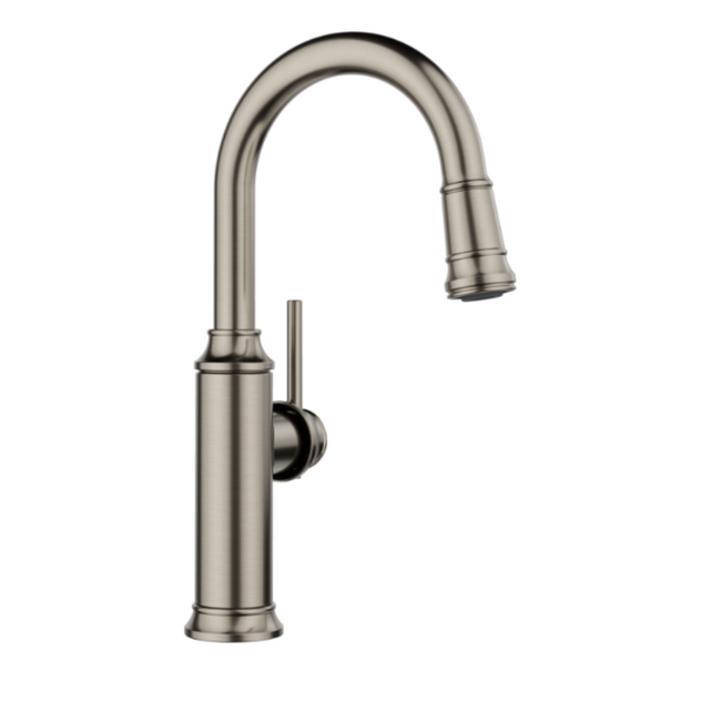 443247 - Empressa Pull-Down Bar Faucet - Satin Platinum