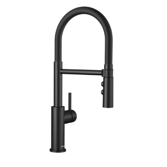 443026 - Catris Flexo Semi-Pro Pull-Down Dual-Spray Kitchen Faucet - Matte Black