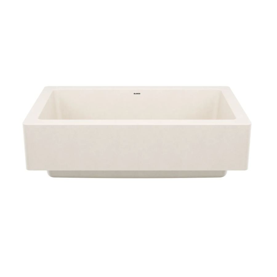 527408 - Vintera SILGRANIT 30" Single Bowl Apron-Front Farmhouse Sink - Soft White