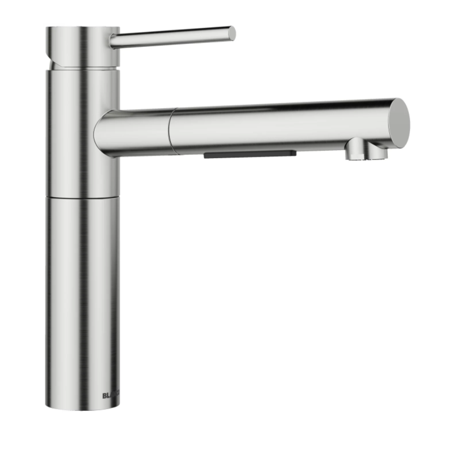 527559 - Alta II Low Arc Pull-Out Dual-Spray Kitchen Faucet - PVD Steel