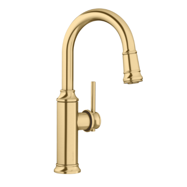 442983 - Empressa Pull-Down Bar Faucet - Satin Gold