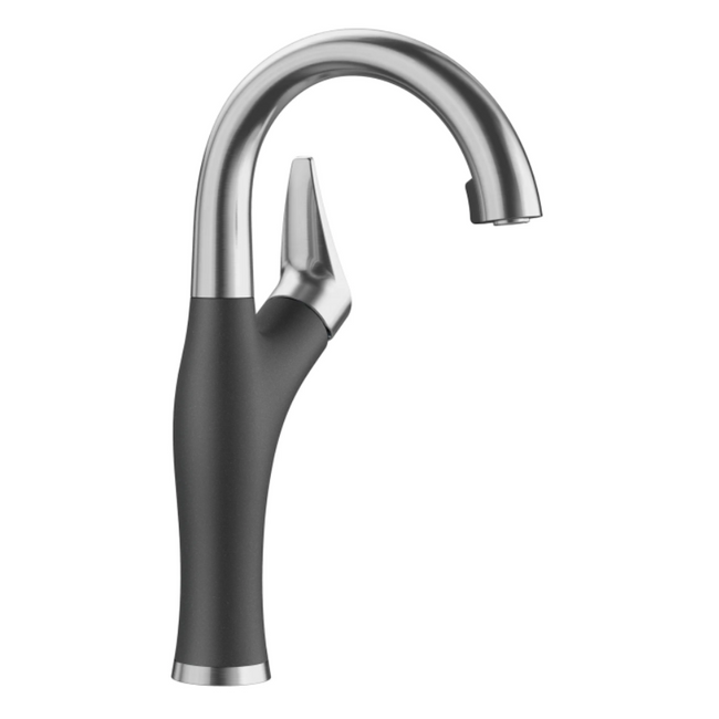 526378 - Artona Pull-Down Dual-Spray Bar Faucet - PVD Steel/Anthracite