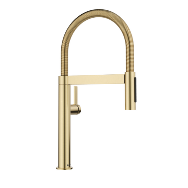 527483 - Culina Mini II Pull-Down Dual-Spray Kitchen Faucet - Satin Gold