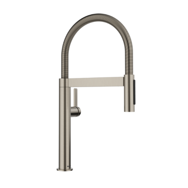 443253- Culina Mini II Pull-Down Dual-Spray Kitchen Faucet - Satin Platinum