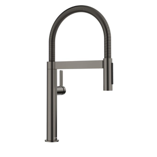 527482 - Culina Mini II Pull-Down Dual-Spray Kitchen Faucet - Satin Dark Steel