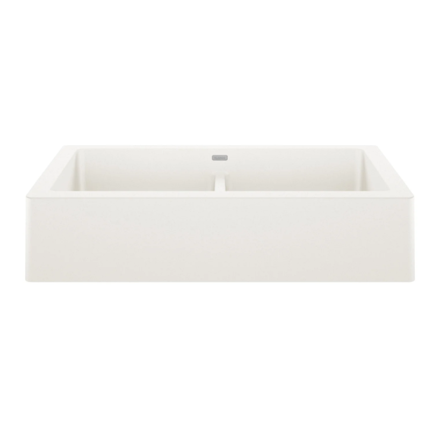 526550 - Performa SILGRANIT 33" 50/50 Double Bowl Undermount Kitchen Sink - Soft White