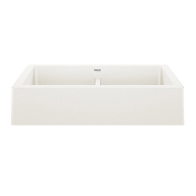 526550 - Performa SILGRANIT 33" 50/50 Double Bowl Undermount Kitchen Sink - Soft White