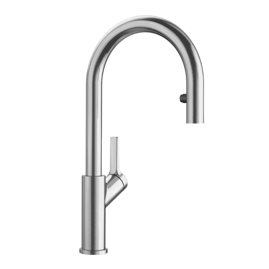 526389 - Urbena Pull-Down Dual-Spray Kitchen Faucet - Classic Steel