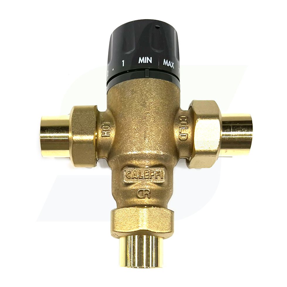 521509A - MixCal Adjustable Thermostatic Mixing Valve - 3/4" Sweat