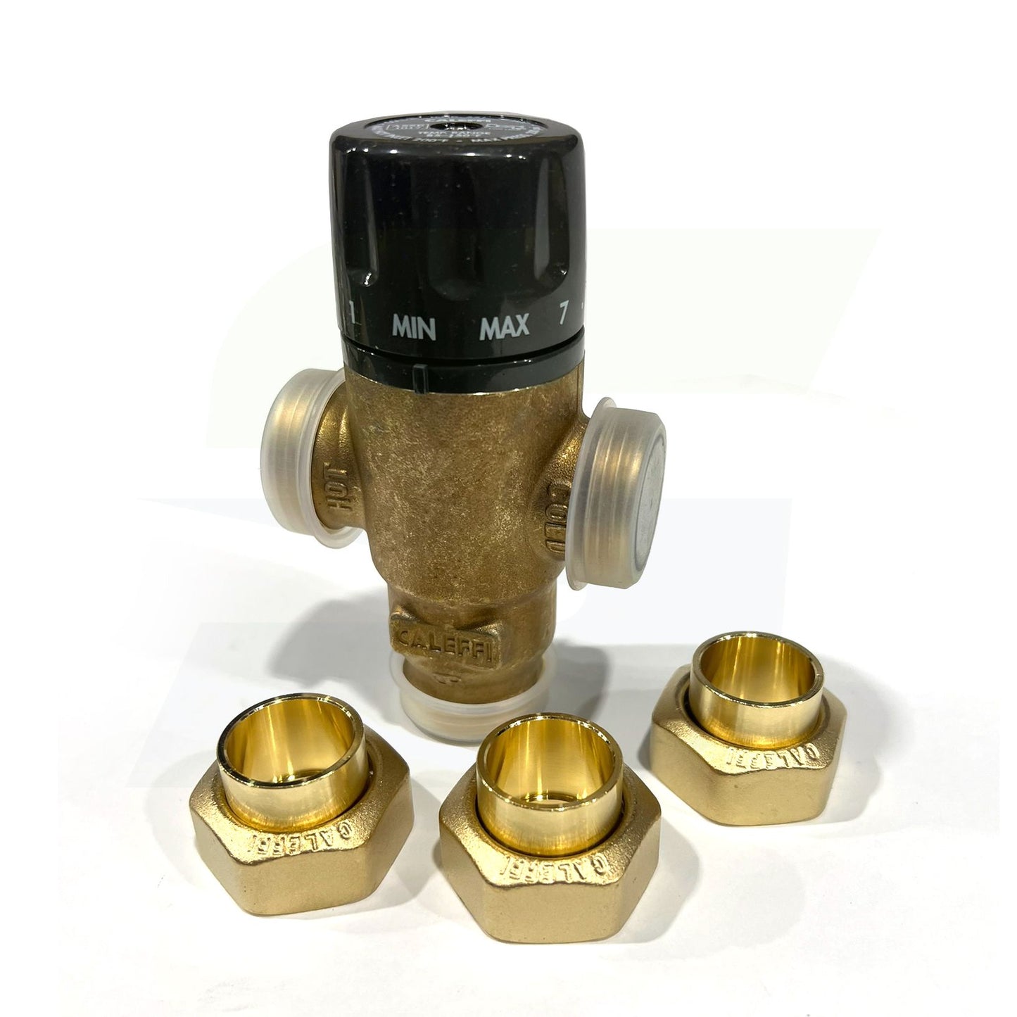 521509A - MixCal Adjustable Thermostatic Mixing Valve - 3/4" Sweat