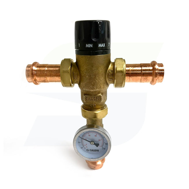 521616A - MixCal Adjustable Thermostatic and Pressure Balanced Mixing Valve - 1" Press