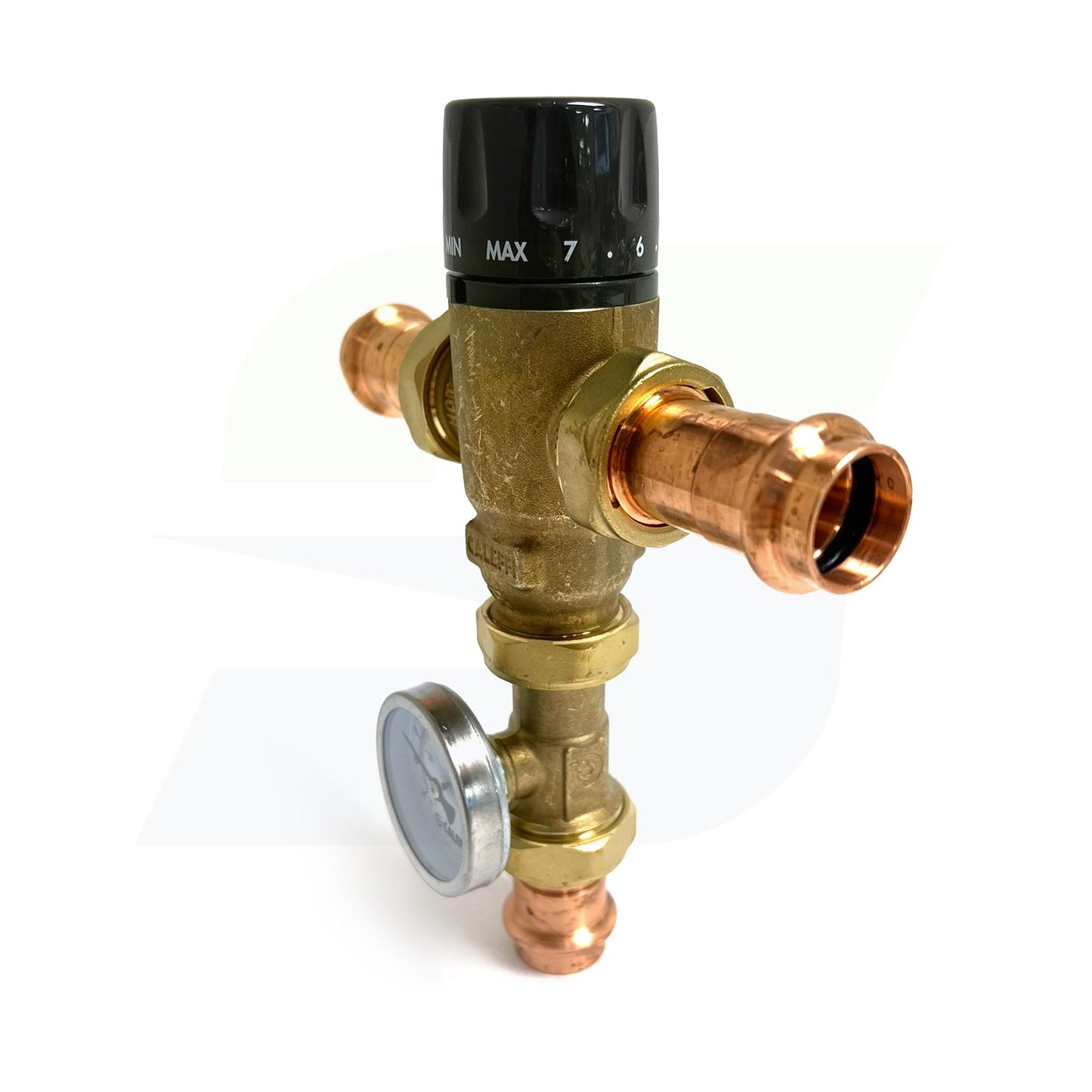 521516AC  MixCal Adjustable Thermostatic and Pressure Balanced Mixing Valve - 3/4" Press