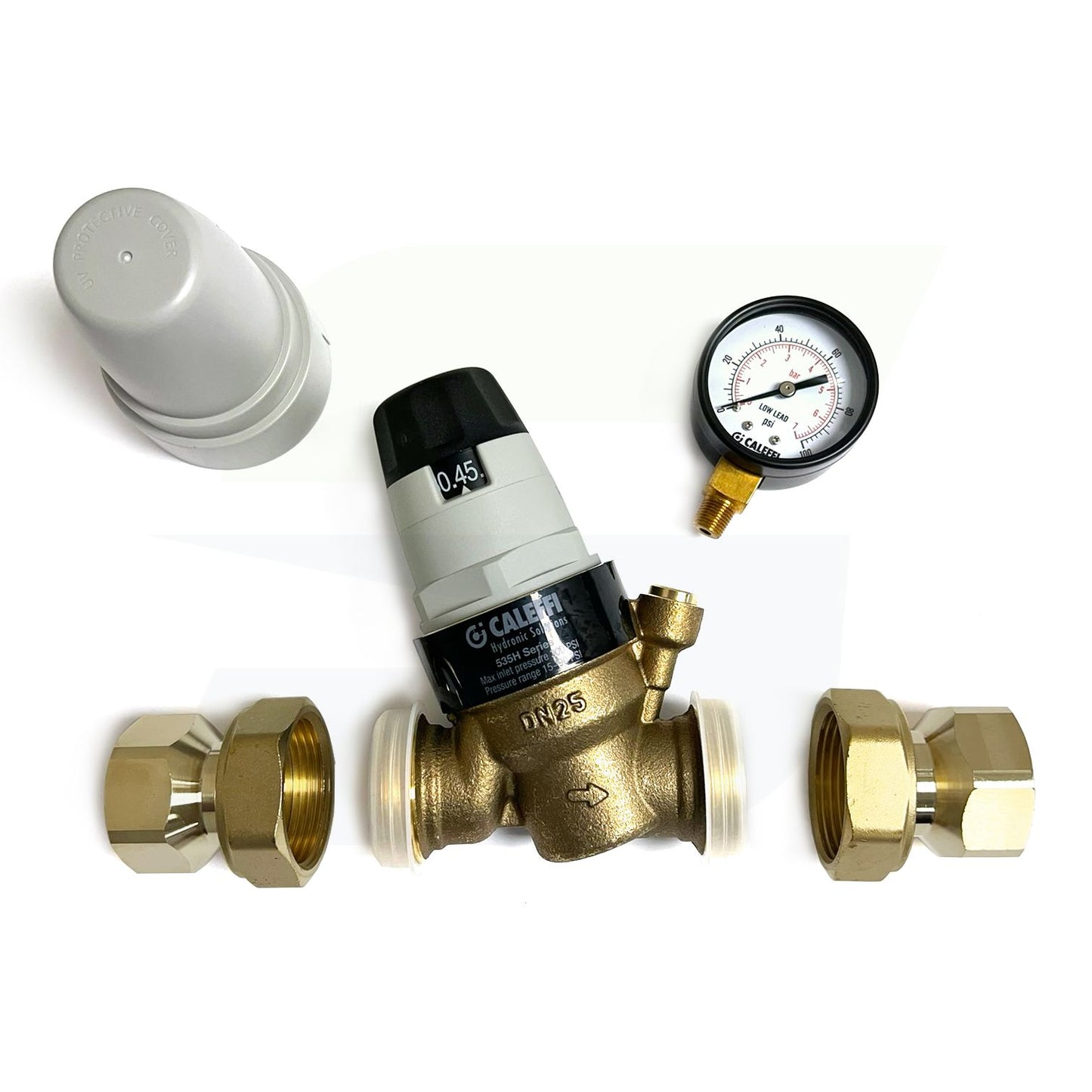 535361HA - 535H Series Reducing Valve ASSE 1003, Female 1" NPT with Pressure Gauge