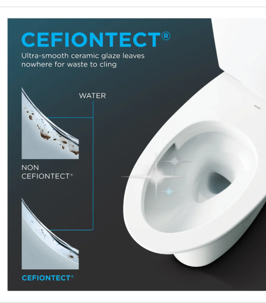 MW4483084CEMFGN#01 - Aquia IV Arc - WASHLET+ C5 Two-Piece Toilet - 1.28 GPF & 0.9 GPF