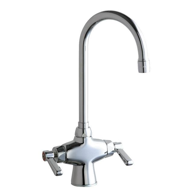 50-E35ABCP - 50 Series 1.5 GPM Commercial Gooseneck Kitchen Faucet - Chrome