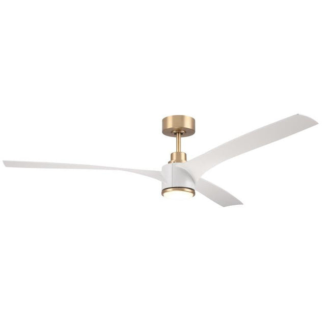 PHB60SB3 - Phoebe 60" 3 Blade Indoor / Outdoor Ceiling Fan with Light Kit - Wi-Fi Remote Control - S