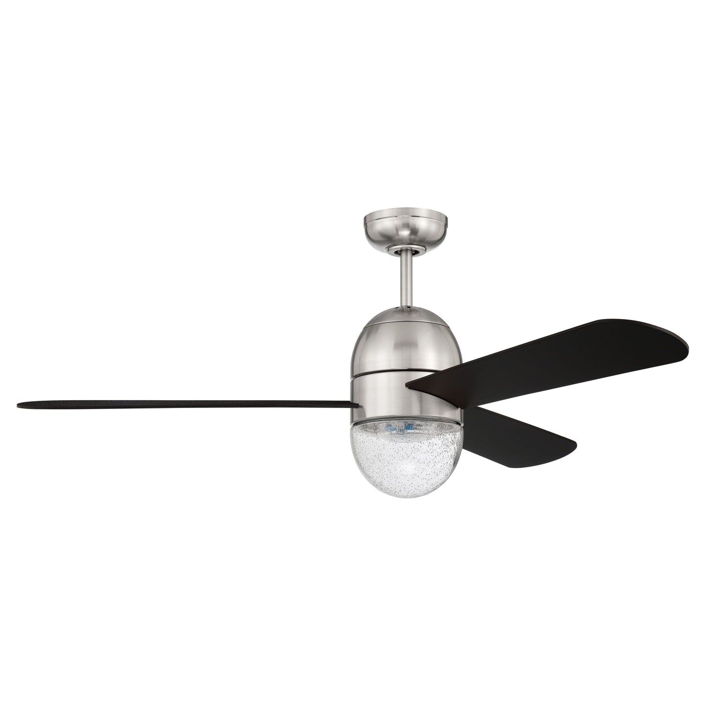 PIL52BNK3 - Pill 52" 3 Blade Ceiling Fan with Light Kit - Wi-Fi Remote Control - Brushed Polished Ni