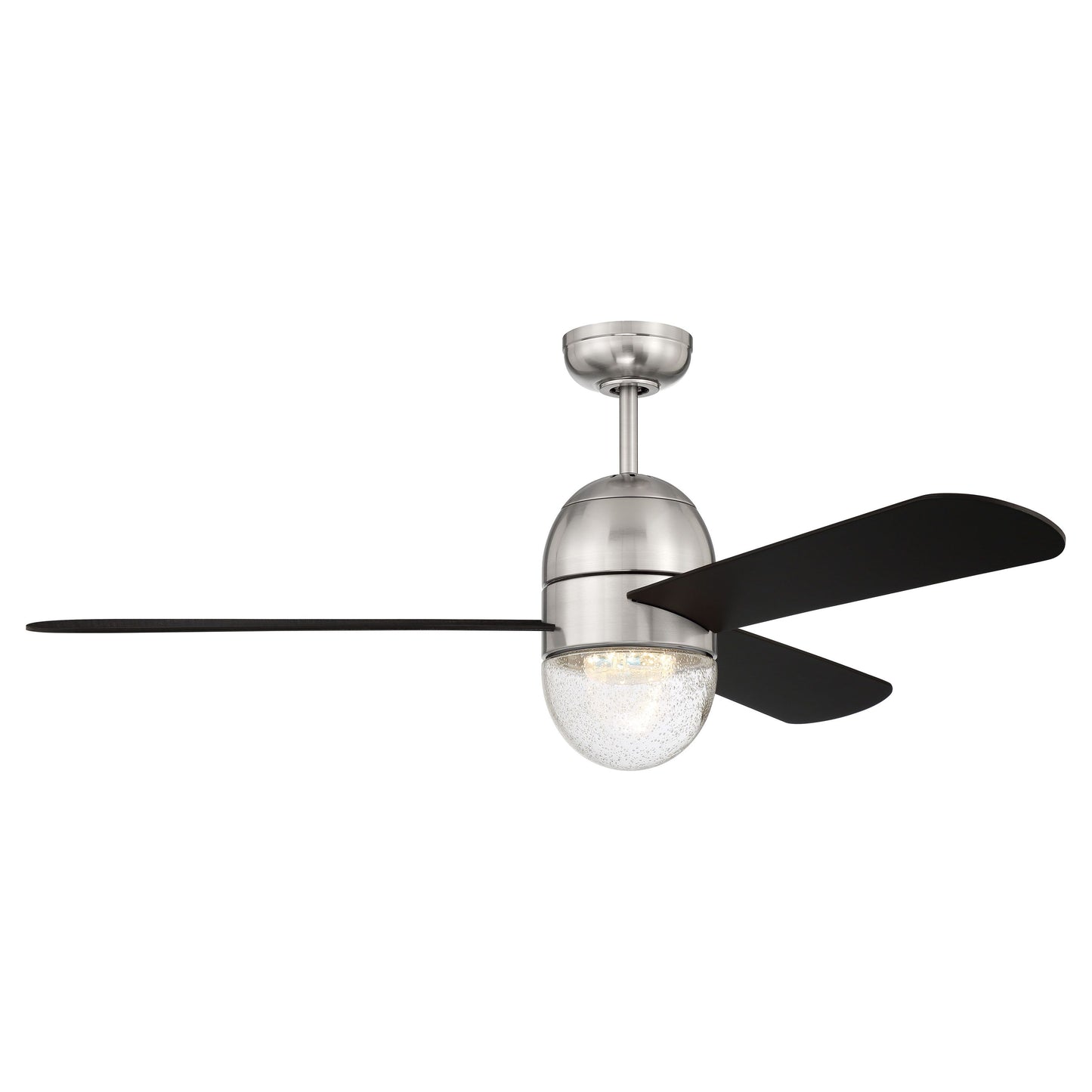 PIL52BNK3 - Pill 52" 3 Blade Ceiling Fan with Light Kit - Wi-Fi Remote Control - Brushed Polished Ni