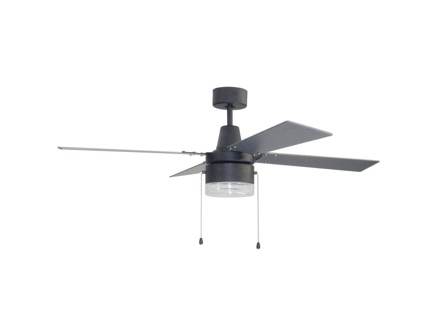 DAL48ESP4 - Dalton 48" 4 Blade Ceiling Fan with Light Kit - Pull Chain - Espresso