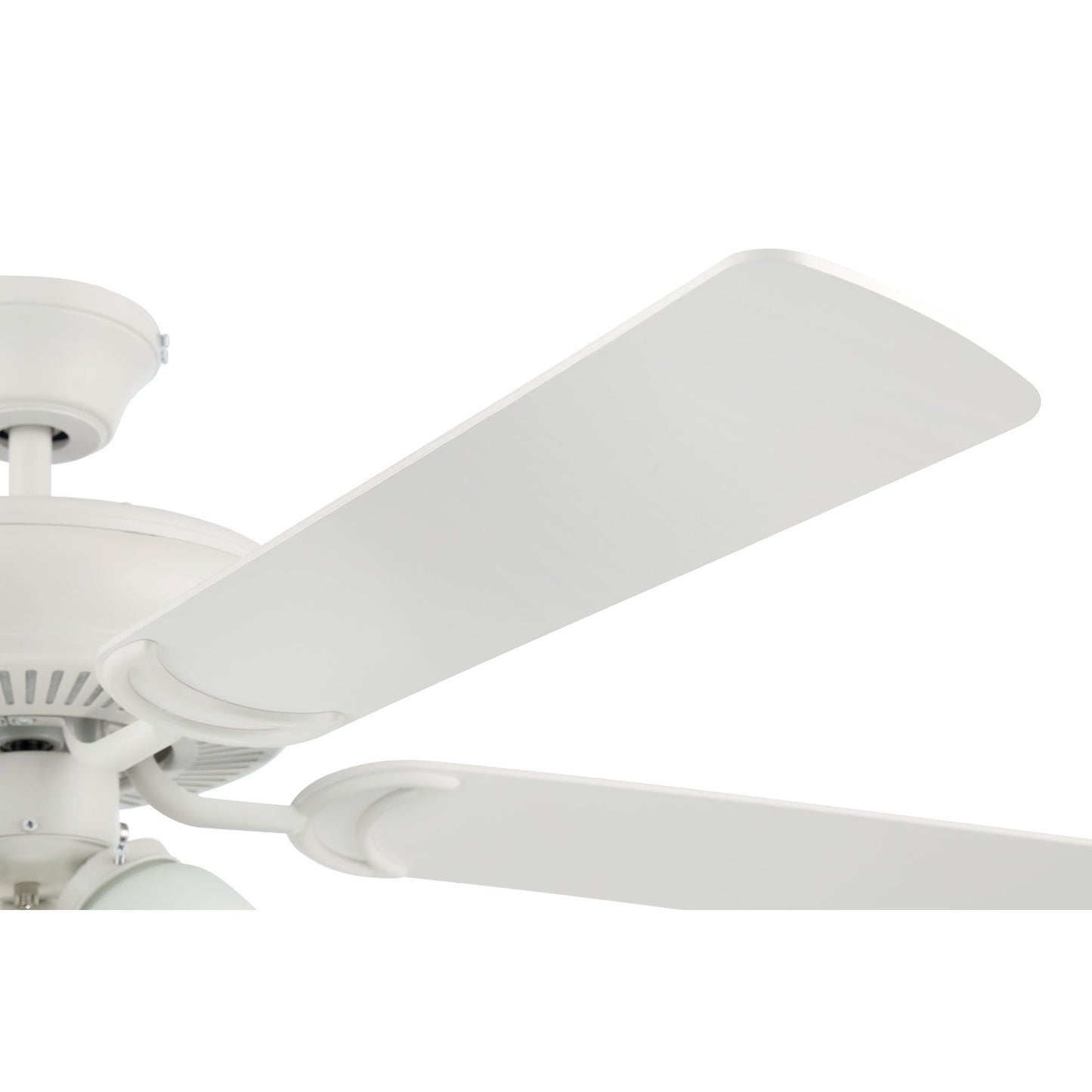 DCF52W5C1W - Decorator's Choice 52" 5 Blade Ceiling Fan with Light Kit - Pull Chain - Matte White