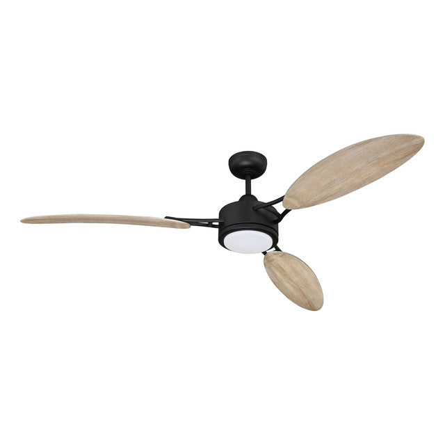 JOU64FB3 - Journey 64" 3 Blade Indoor / Outdoor Ceiling Fan with Light Kit - Remote Control - Flat B