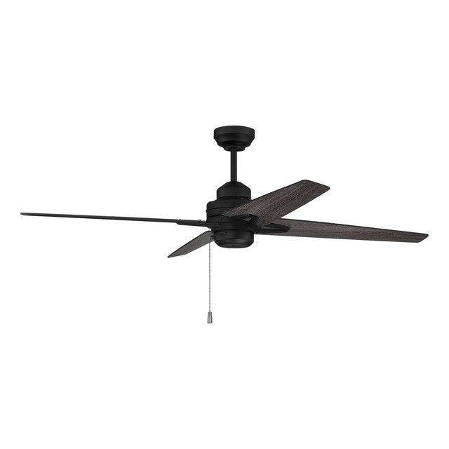 MDE52FB4 - Maddie 52" 4 Blade Indoor / Outdoor Ceiling Fan - Pull Chain - Flat Black