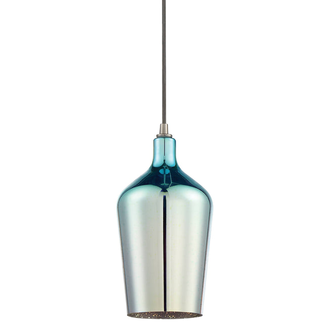 P720BNK1 - 6" Wide Mini Pendant with Burst Glass Shade