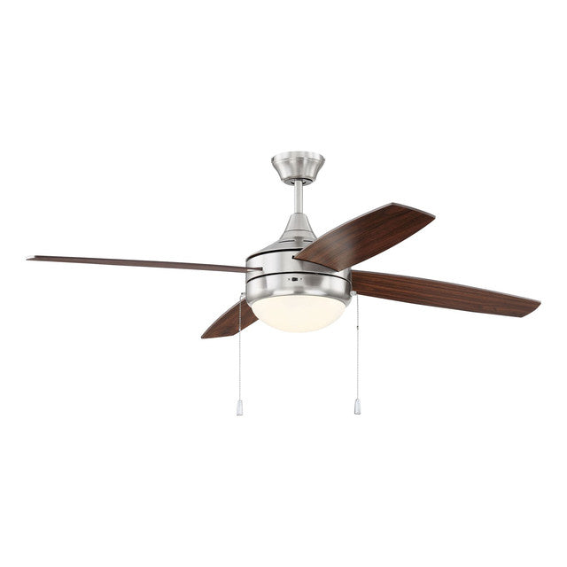 PHA52BNK4 - Phaze 52" 4 Blade Ceiling Fan with Light Kit - Brushed Polished Nickel