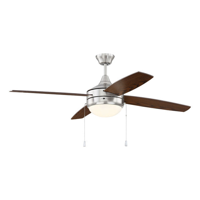 PHA52BNK4 - Phaze 52" 4 Blade Ceiling Fan with Light Kit - Brushed Polished Nickel